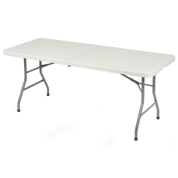 Global Industrial 72 Fold in Half Table, White 506801